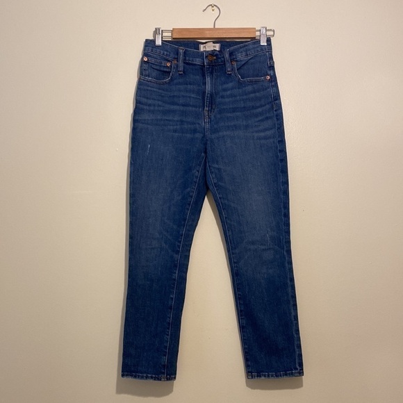 Madewell the high-rise, slim crop  boyfriend jeans. Size 25 . Style AA609 - Picture 11 of 14